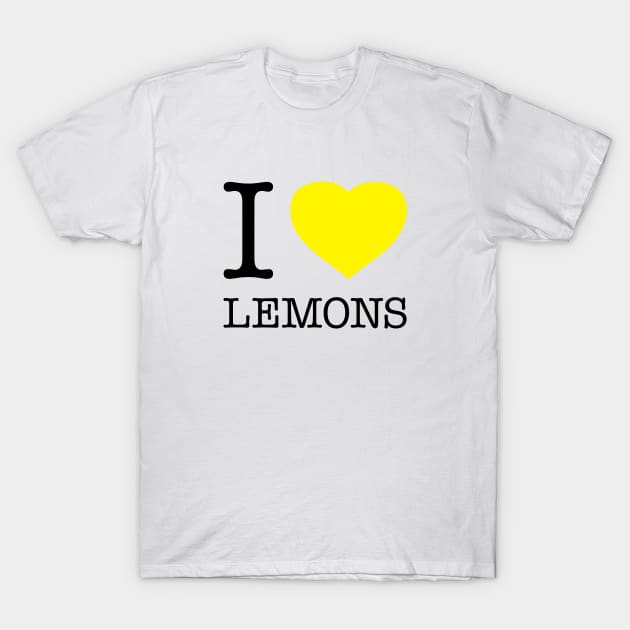 I LOVE LEMONS T-Shirt by eyesblau